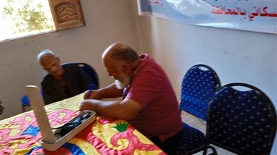 حياة كريمة... تنفيذ قافلة سكانية شاملة بقرية كوم صوان بالبحيرة