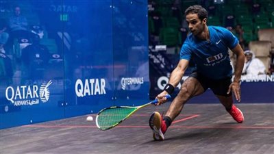 محمد أبو الغار يتأهل إلى ربع نهائي بطولة قطر كلاسيك للإسكواش