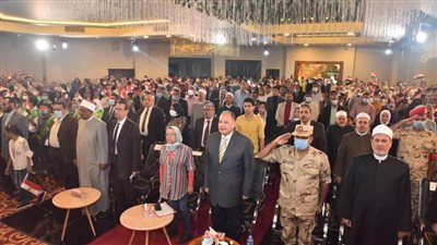 محافظ أسيوط يشهد احتفالية جهاز مدينة أسيوط الجديدة بذكرى المولد النبوي الشريف وانتصارات أكتوبر المجيدة