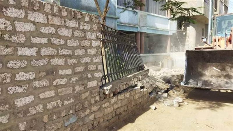 إزالة تعديات بالمنيا