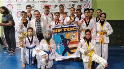 تايكوندو كفر الشيخ يفوز بكأس بطولة وسط الدلتا المفتوحة ويحصد 6 ميداليات