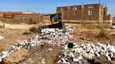 إزالة 23 حالة تعدٍ على أملاك الدولة في كفر الشيخ