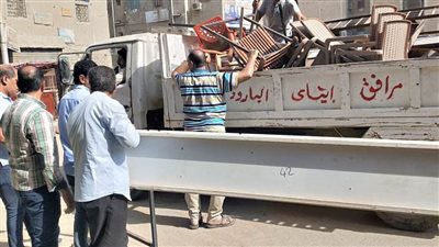 رفع ٩٢٣ حالة إشغال طريق في حملة مكبرة بالبحيرة 