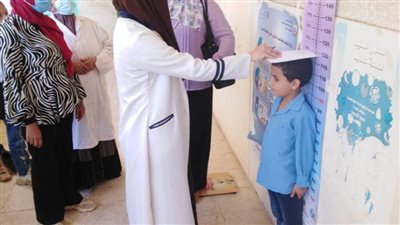 فحص ١٢١٧٠٦ طلاب ضمن المبادرة الرئاسية لعلاج أمراض سوء التغذية بالبحيرة