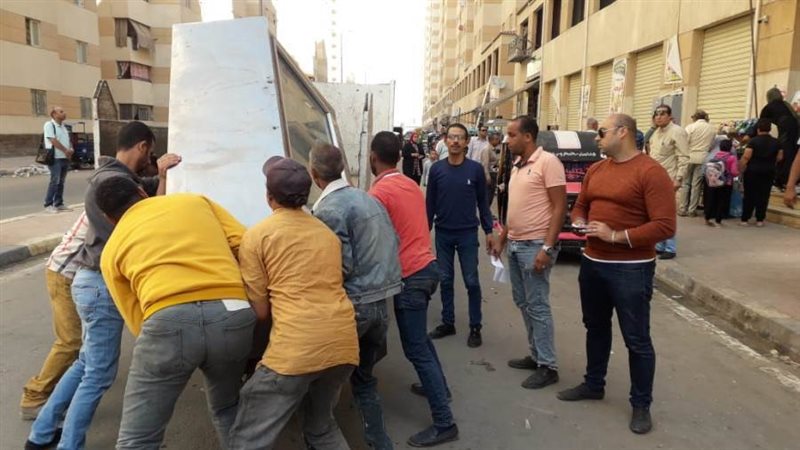 إزالة الإشغالات بالإسكندرية