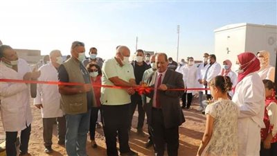  محافظ الوادي الجديد يفتتح وحدتين بيطريتين بقرى مركز باريس 