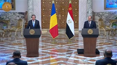عاجل.. الرئيس السيسي يؤكد حرص مصر على تطوير العلاقات مع رومانيا