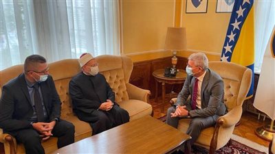 مفتي الجمهورية يلتقي عضو مجلس الرئاسة البوسني 