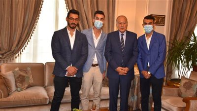 أبو الغيط يلتقي أبطال فيلم كابتن الزعتري