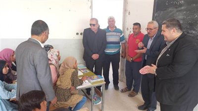 وكيل التعليم يتابع انتظام الدراسة بالشيخ زويد