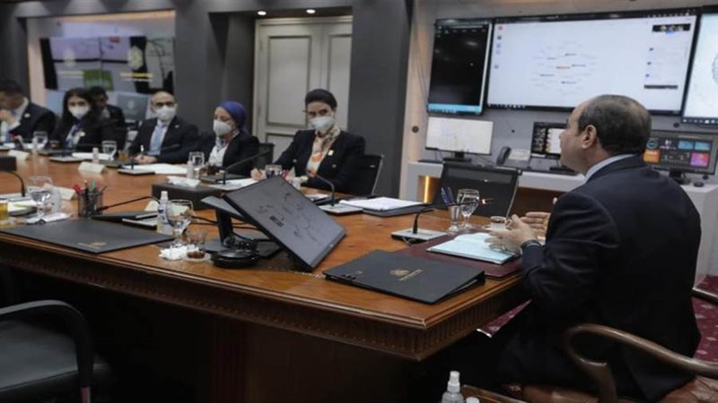 الرئيس السيسي مع