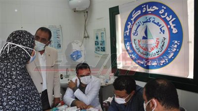  جامعة كفر الشيخ تنظم قافلة طبية متعددة التخصصات في برج مغيزل