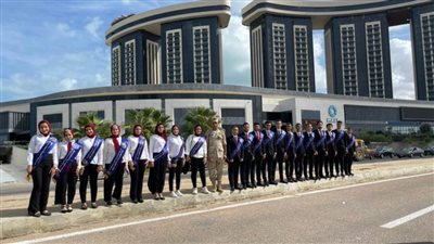مصر الحديثة.. طلاب جامعة دمنهور فى زيارة لمدينة العلمين الجديدة