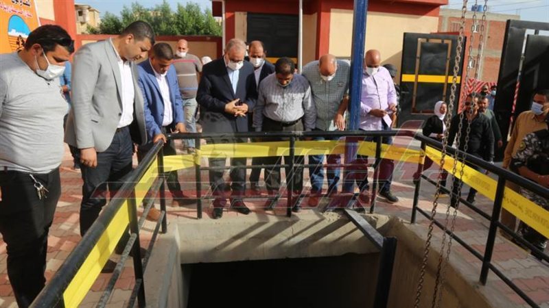 افتتاح محطات الصرف