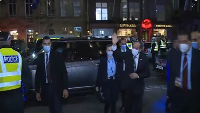 شاهد بالفيديو... نشاط الرئيس السيسي في جلاسجو 