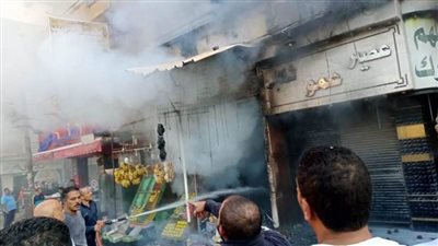 السيطرة على حريق بمحل أحذية في شبين القناطر دون خسائر بشرية 