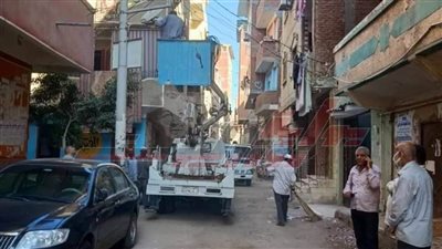 رفع كفاءة الإنارة العامة بمحافظة كفر الشيخ