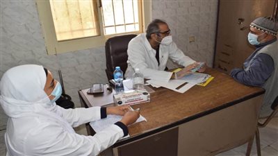 قافلة متكاملة لجامعة العريش بقرية السكاسكة