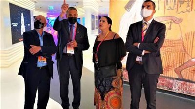 وزير السياحة القبرصى يزور الجناح المصري بـ(إكسبو 2020) بدبي 