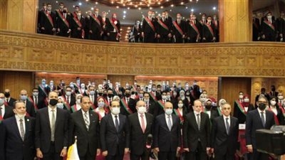 مراسم حلف اليمين الدستورية للأعضاء الجدد بالنيابة الادارية دفعتي 