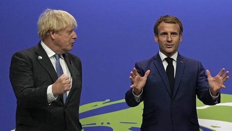 ماكرون وجونسون