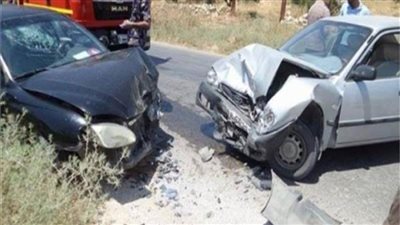 إصابة 8 في حادث تصادم بالمنيا