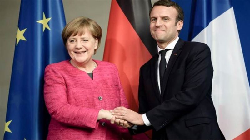 ماكرون وميركل - أرشيفية