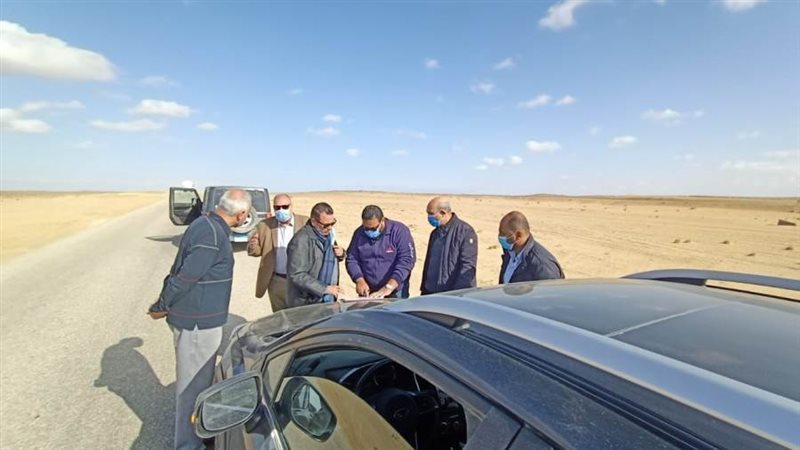 أثناء تفقد اللواء