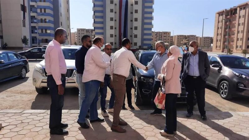 مى عبد الحميد تتفقد