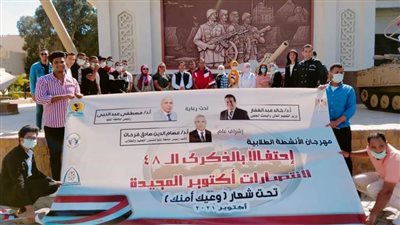 طلاب جامعة المنيا في زيارة ميدانية لـ