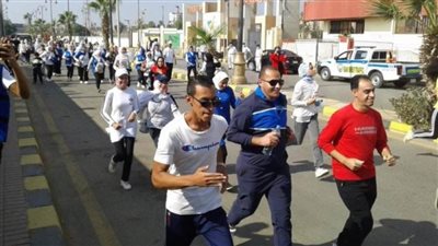 ماراثون لتشجيع الشباب على ممارسة الرياضة بالتعاون مع 