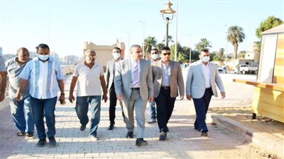 محافظ سوهاج يتفقد أعمال إنشاء مشروع 