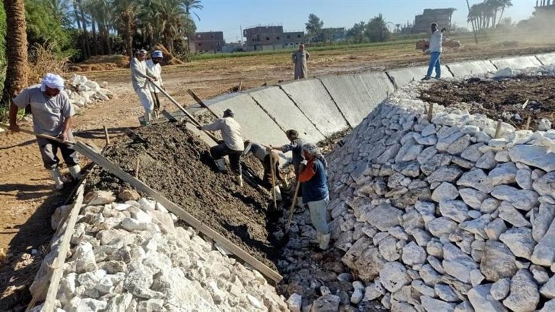 جانب من اعمال التبطين