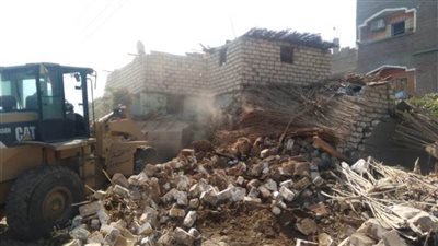 إزالة 14 حالة تعدٍّ على أراضي أملاك دولة بمركز الغنايم