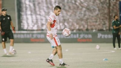 طارق حامد يخوض تدريبات خاصة في 