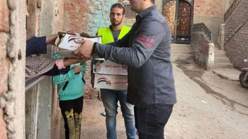 توزيع الكراتين