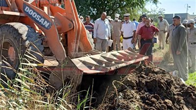 إزالة 16حالة تعدٍ على أملاك الدولة ضمن المرحلة الثالثة من الموجة الـ 18 بقلين بكفرالشيخ 