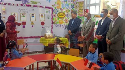محافظ كفر الشيخ يفتتح مدرسة شباس الملح