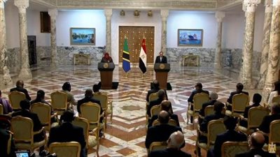 بالفيديو.. التغطية الكاملة للمؤتمر الصحفي بين الرئيس السيسي ورئيسة تنزانيا