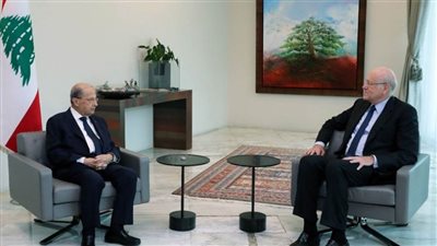 رئيسا الجمهورية والحكومة بلبنان يبحثان تقييم التطورات التي شهدتها البلاد مؤخرًا