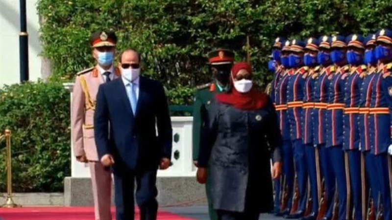 مراسم استقبال الرئيس