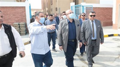 محافظ بني سويف يتفقد تشغيل محطة صرف الإسكان الاجتماعي ببياض العرب والعلالمة 