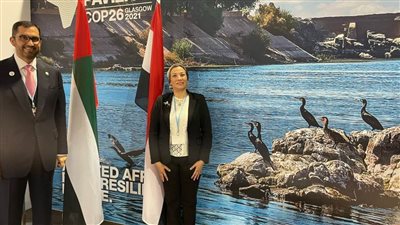 المبعوث الخاص للتغير المناخي الإماراتي يهنئ وزيرة البيئة على استضافة مصر لمؤتمر المناخ