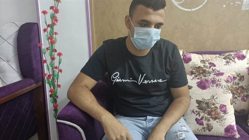 الطالب المصاب