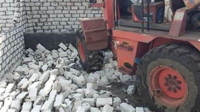 إزالة التعديات على الأراضي الزراعية وأملاك الدولة بالشرقية