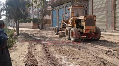 مسح وتسوية وترميم 494 طريقًا بقرى ومدن محافظة كفر الشيخ