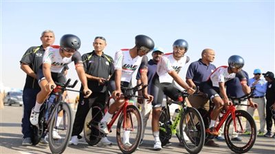 انطلاق منافسات البطولة العربية للدراجات بالقاهرة 