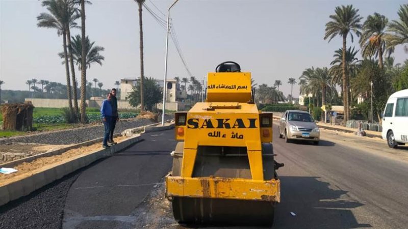 رصف بشارعي ناصر الثورة