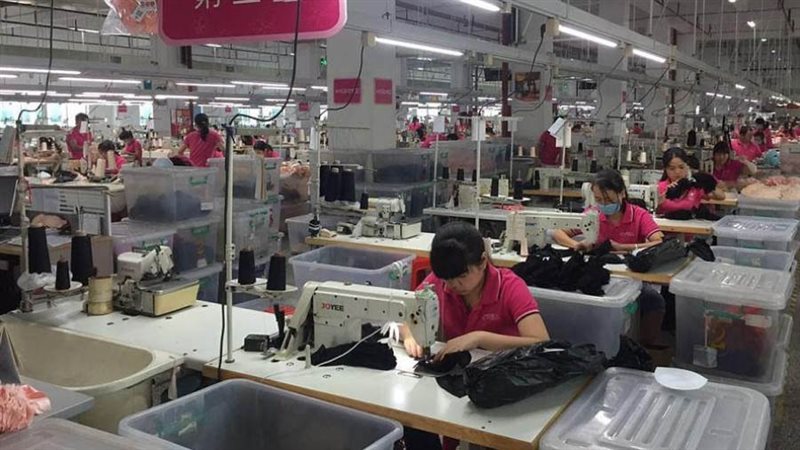 صناعة الملابس الصينية