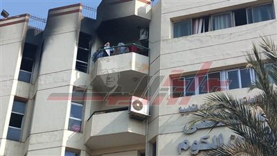 السيطرة على حريق نشب بالمستشفى التعليمي بـ”شبين الكوم“